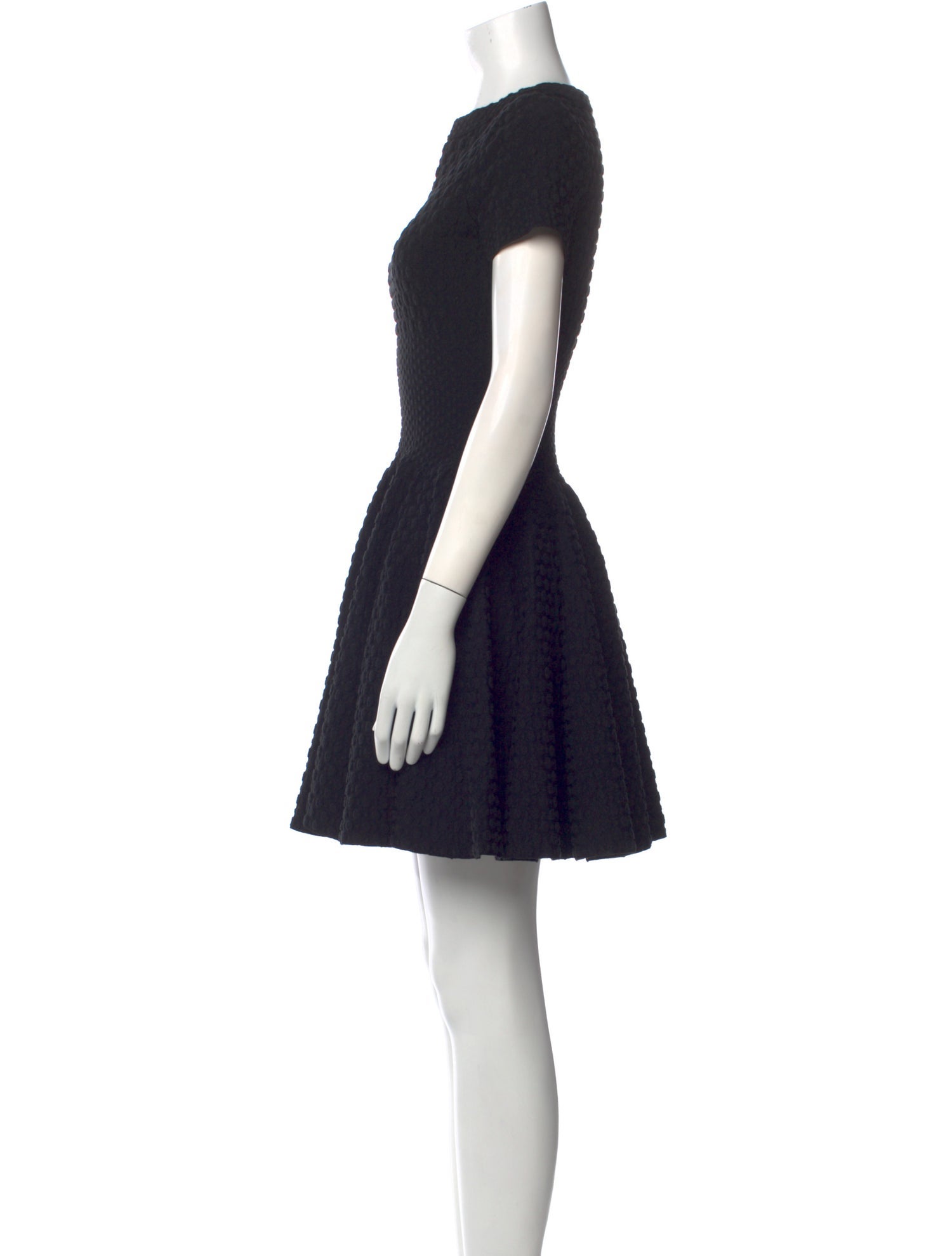 Alaïa Bateau Neckline Mini Dress