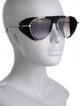 Alaïa Attitude Pilot taiga Aviator Sunglasses