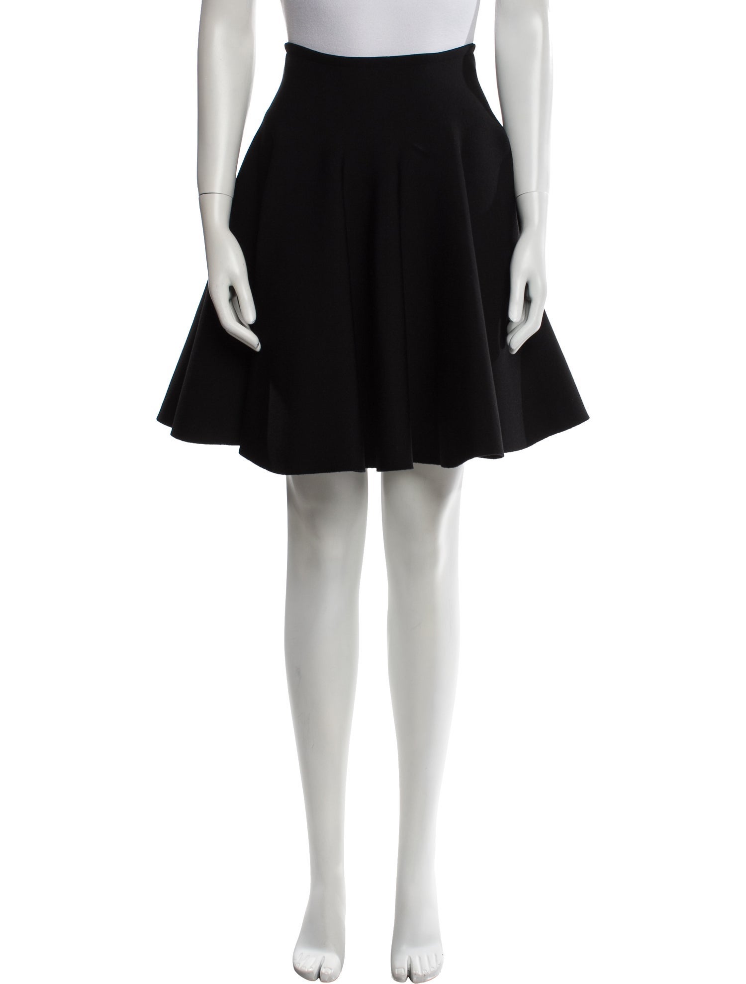 Alaïa Wool Knee-Length Skirt