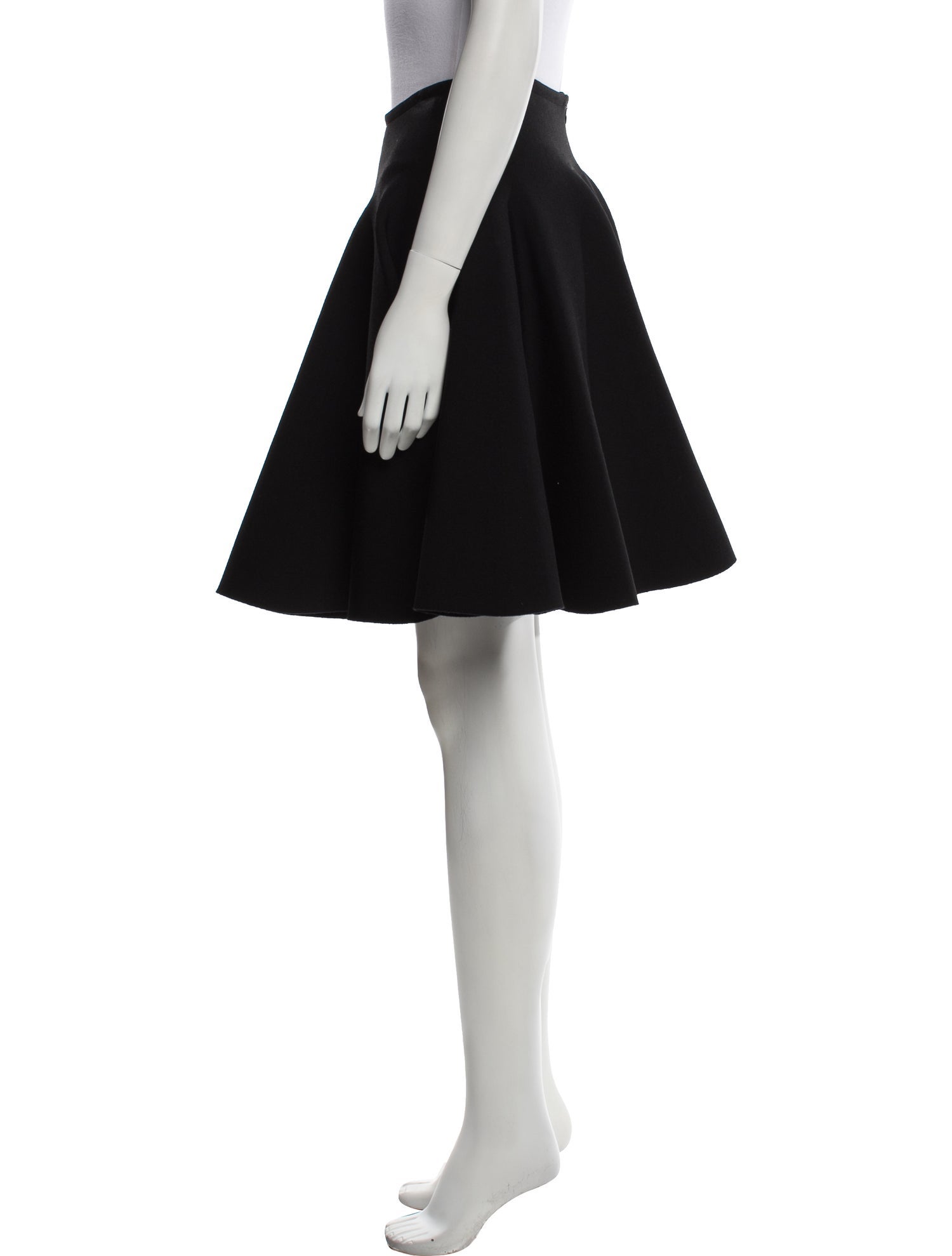 Alaïa Wool Knee-Length Skirt