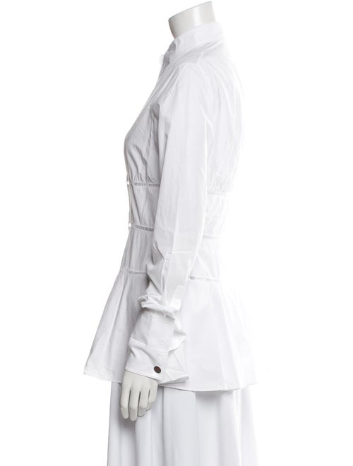 Alaïa Long Sleeve Button-Up Top