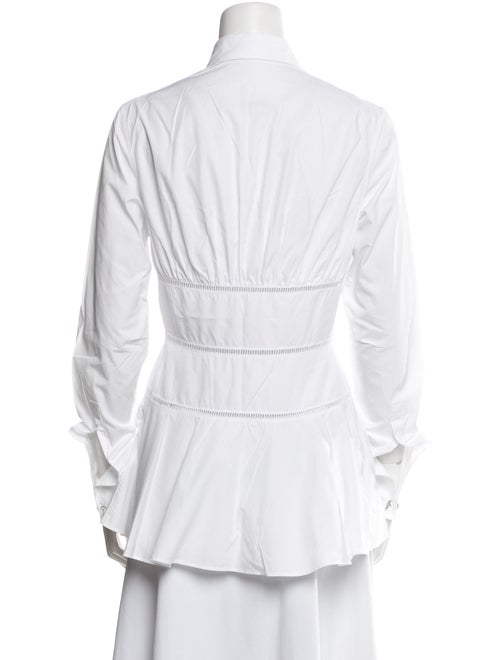 Alaïa Long Sleeve Button-Up Top
