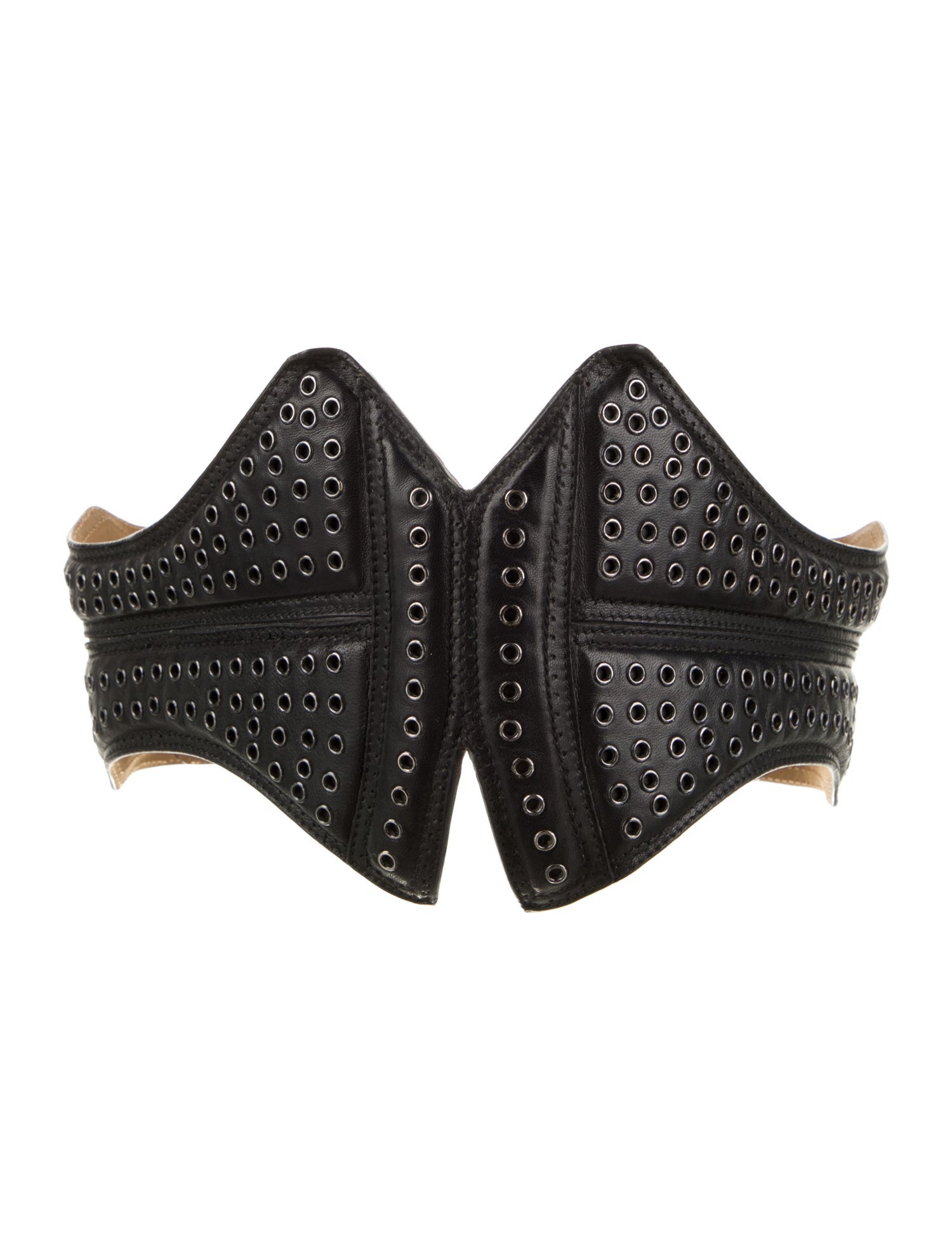 Alaïa Wide Leather Waist Belt