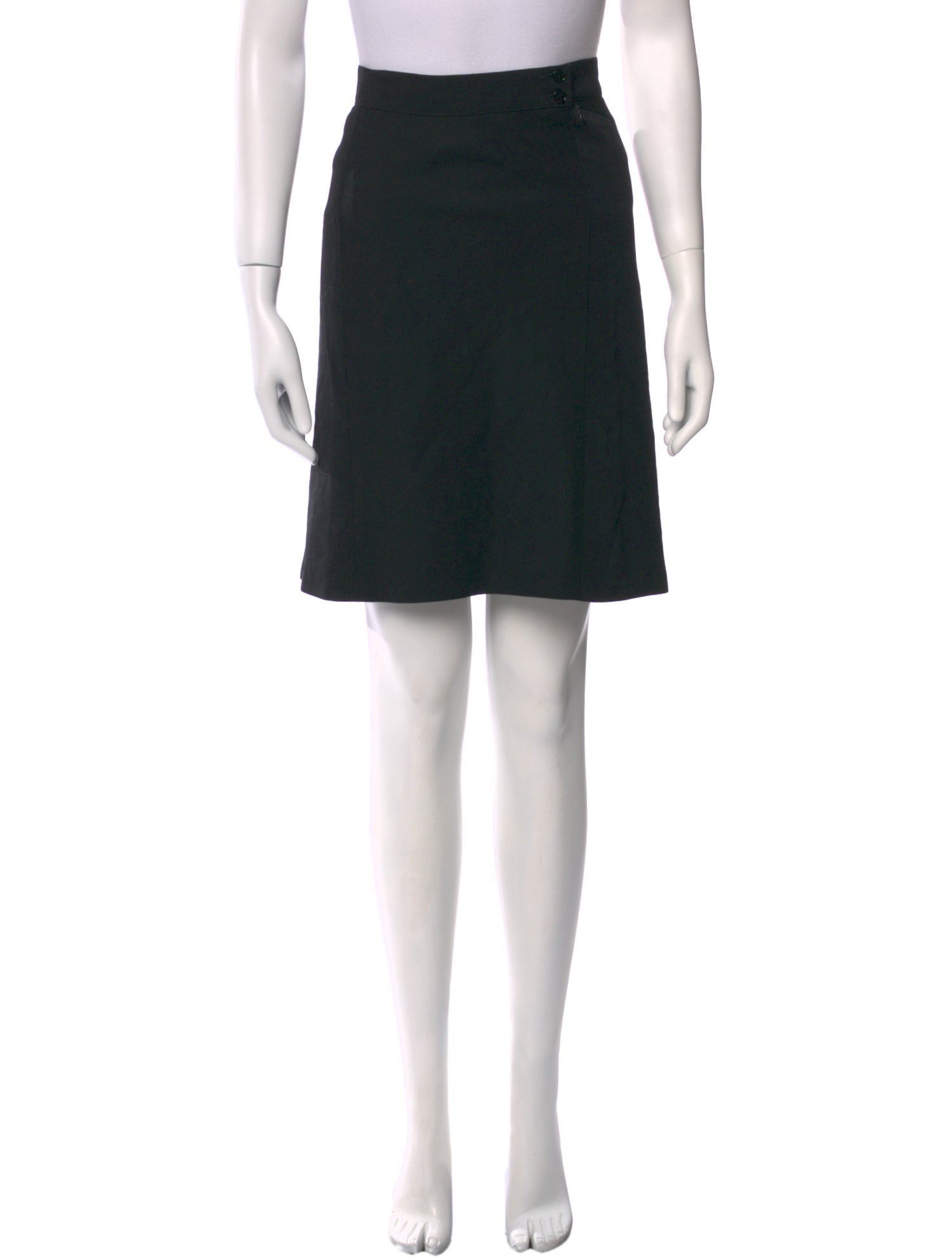 Alaïa Wool Knee-Length Skirt