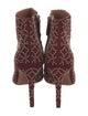 Alaïa Suede Printed Boots