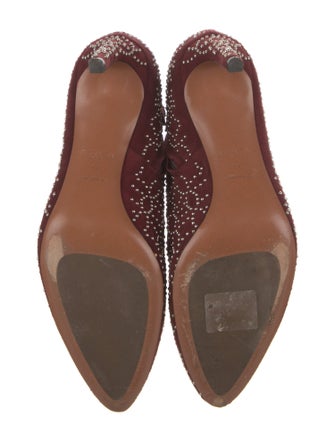 Alaïa Suede Printed Boots