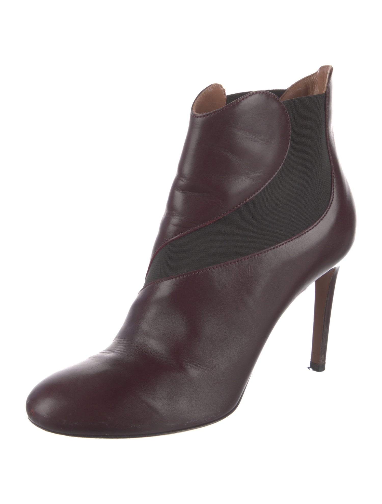 Alaïa Leather Chelsea Boots