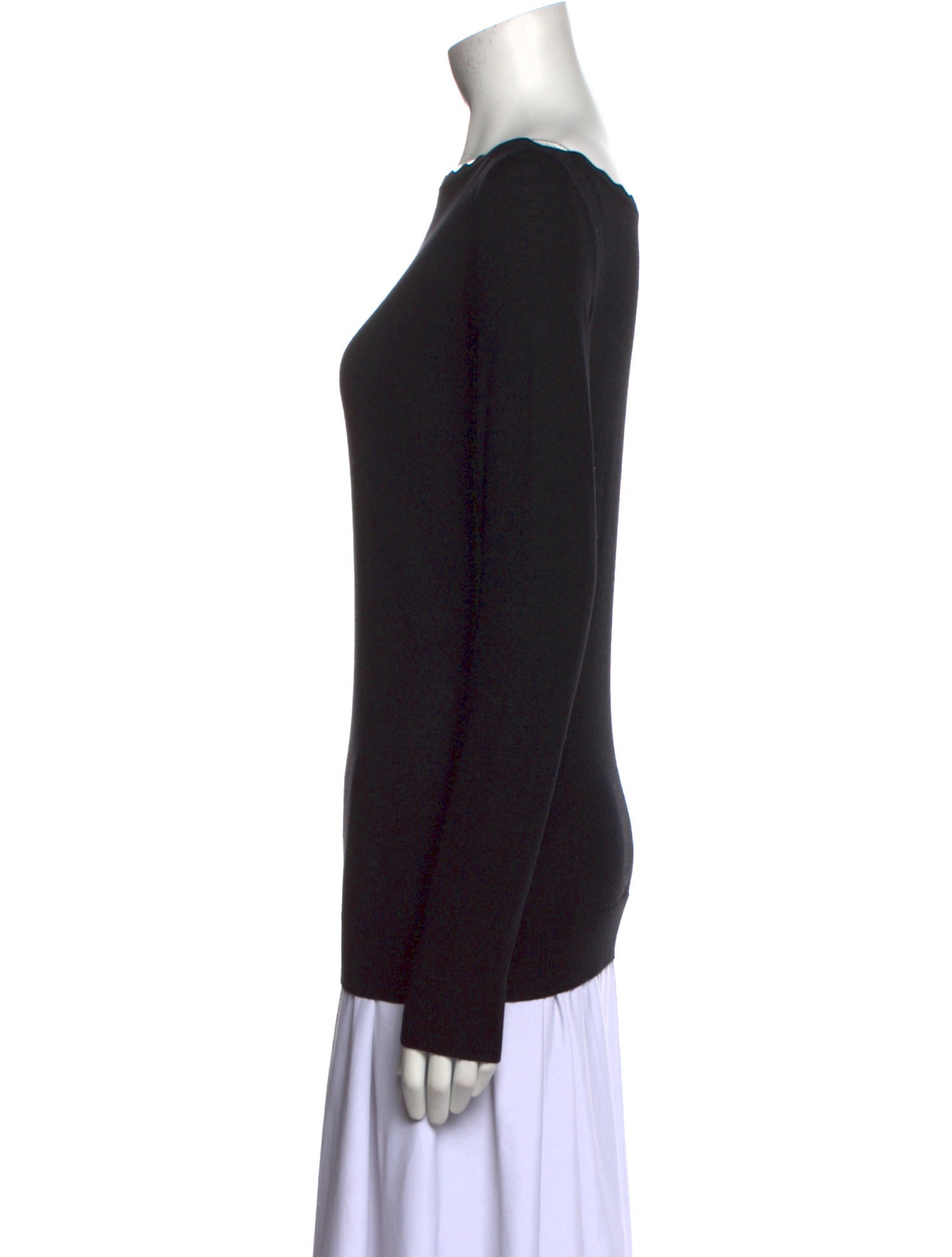 Alaïa Wool Bateau Neckline Sweater