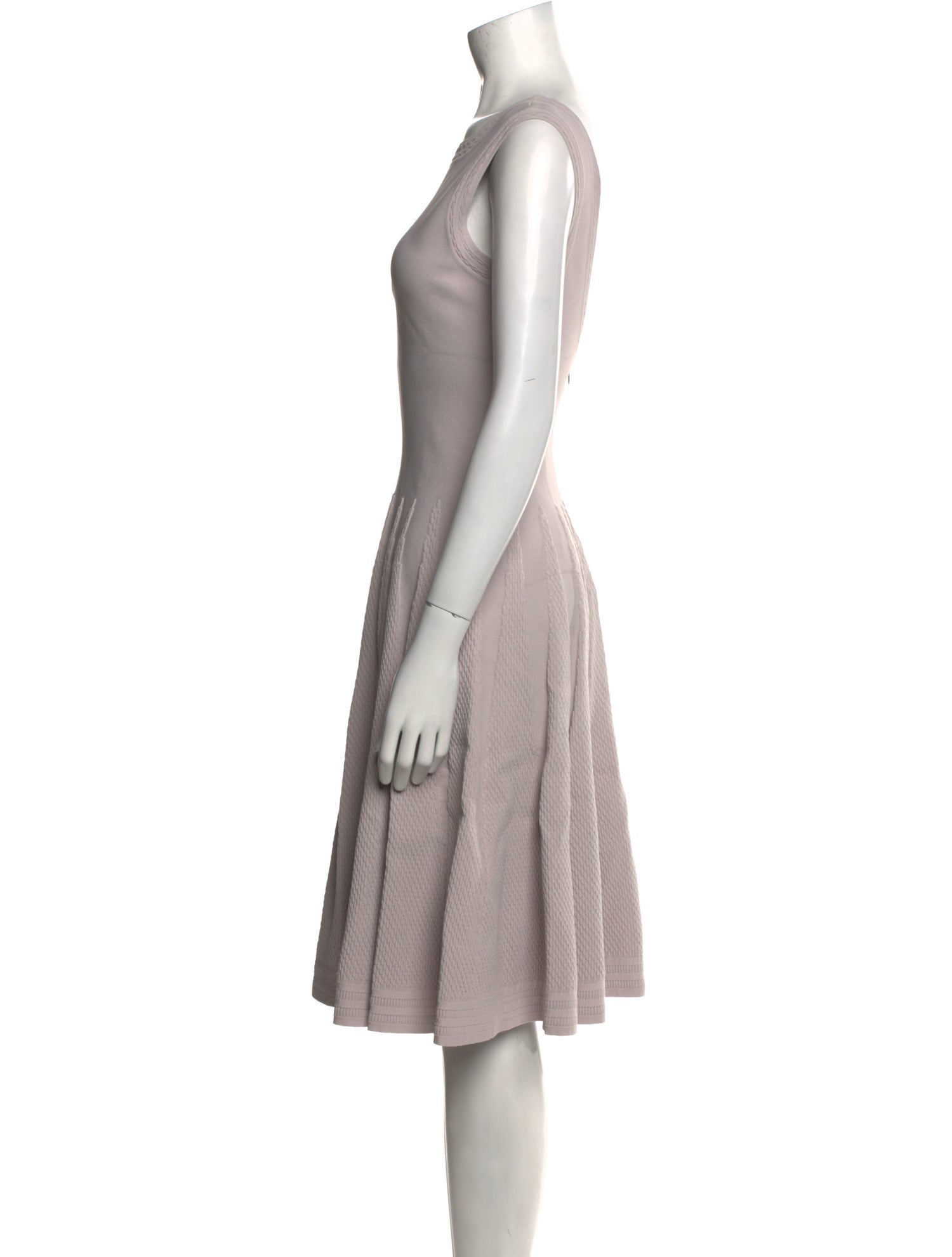 Alaïa Bateau Neckline Knee-Length Dress