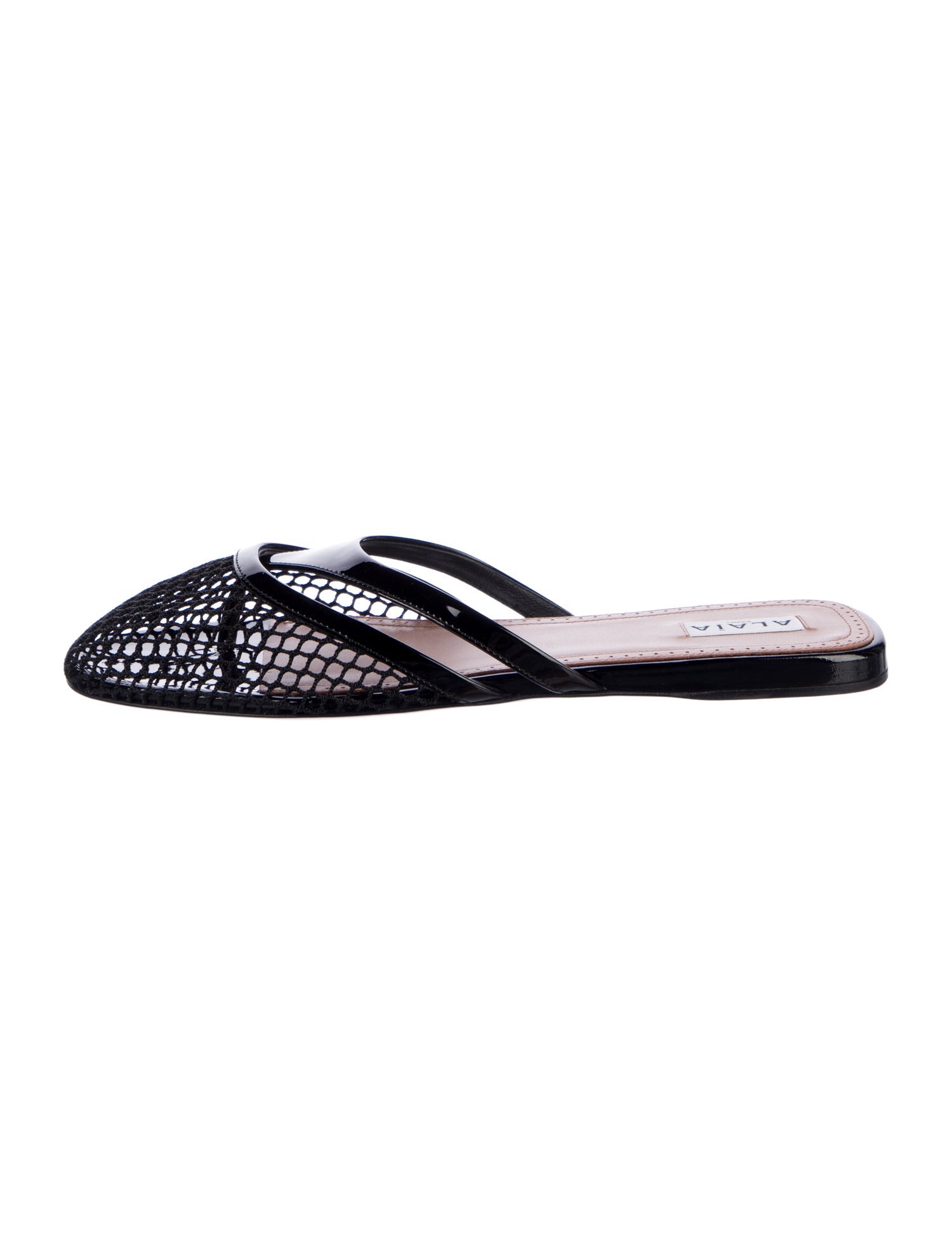 Alaïa Leather Flip Flops