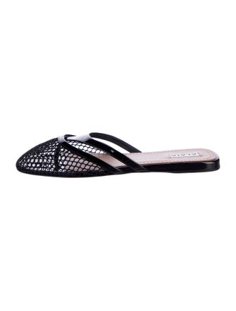 Alaïa Leather Flip Flops