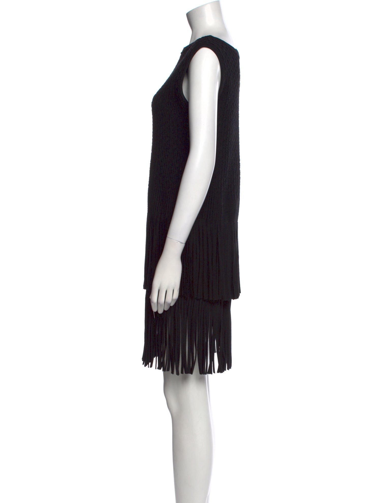 Alaïa Bateau Neckline Knee-Length Dress