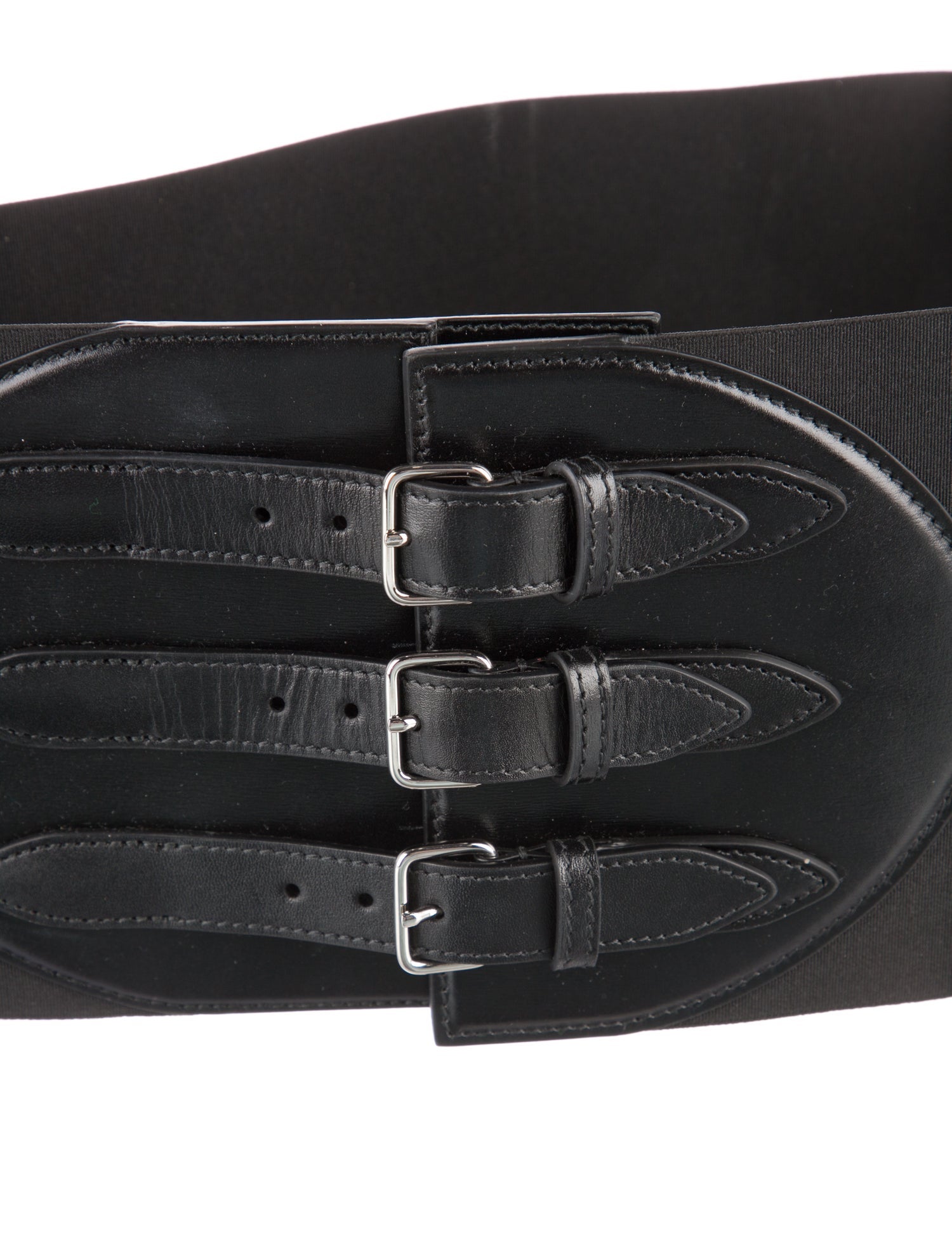 Alaïa Wide Leather Waist Belt