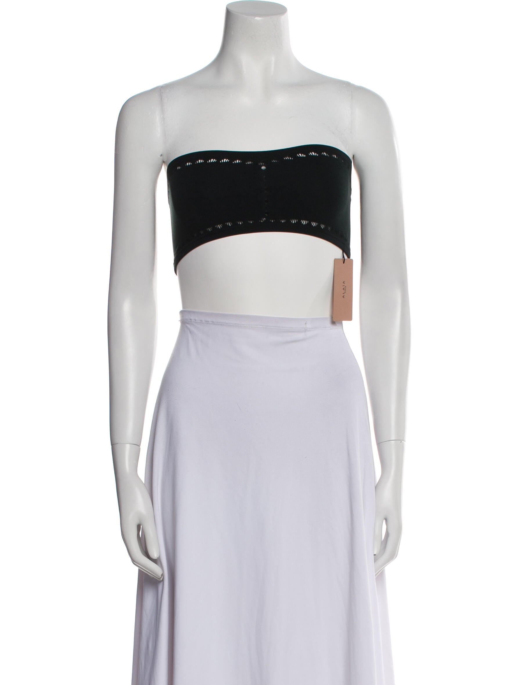 Alaïa Strapless Crop Top