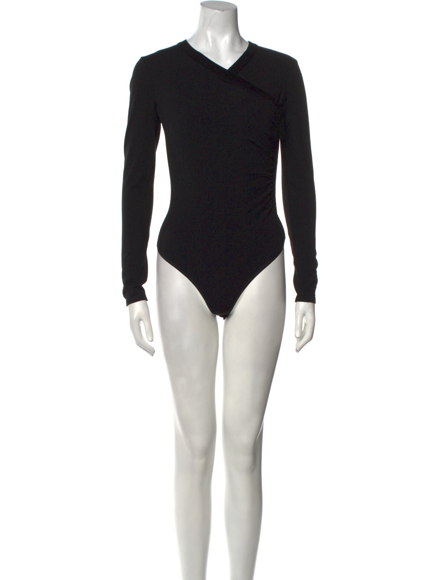 Alaïa Wool V-Neck Bodysuit