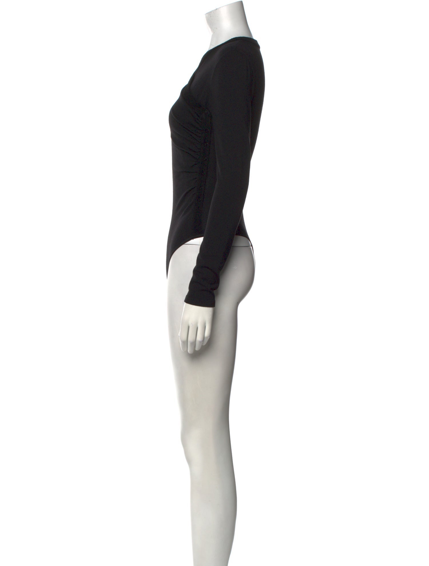 Alaïa Wool V-Neck Bodysuit
