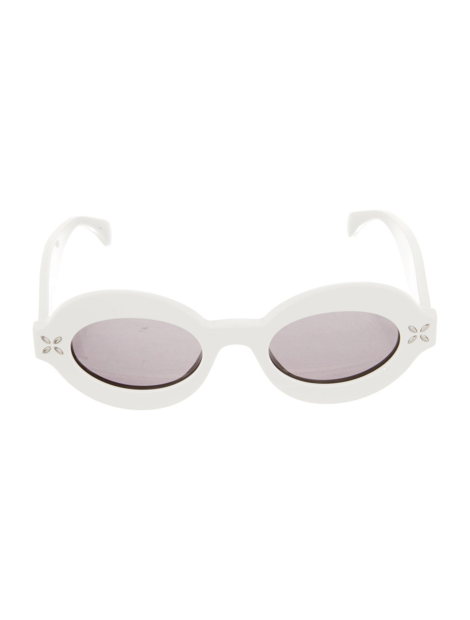 Alaïa Round Tinted Sunglasses w/ Tags