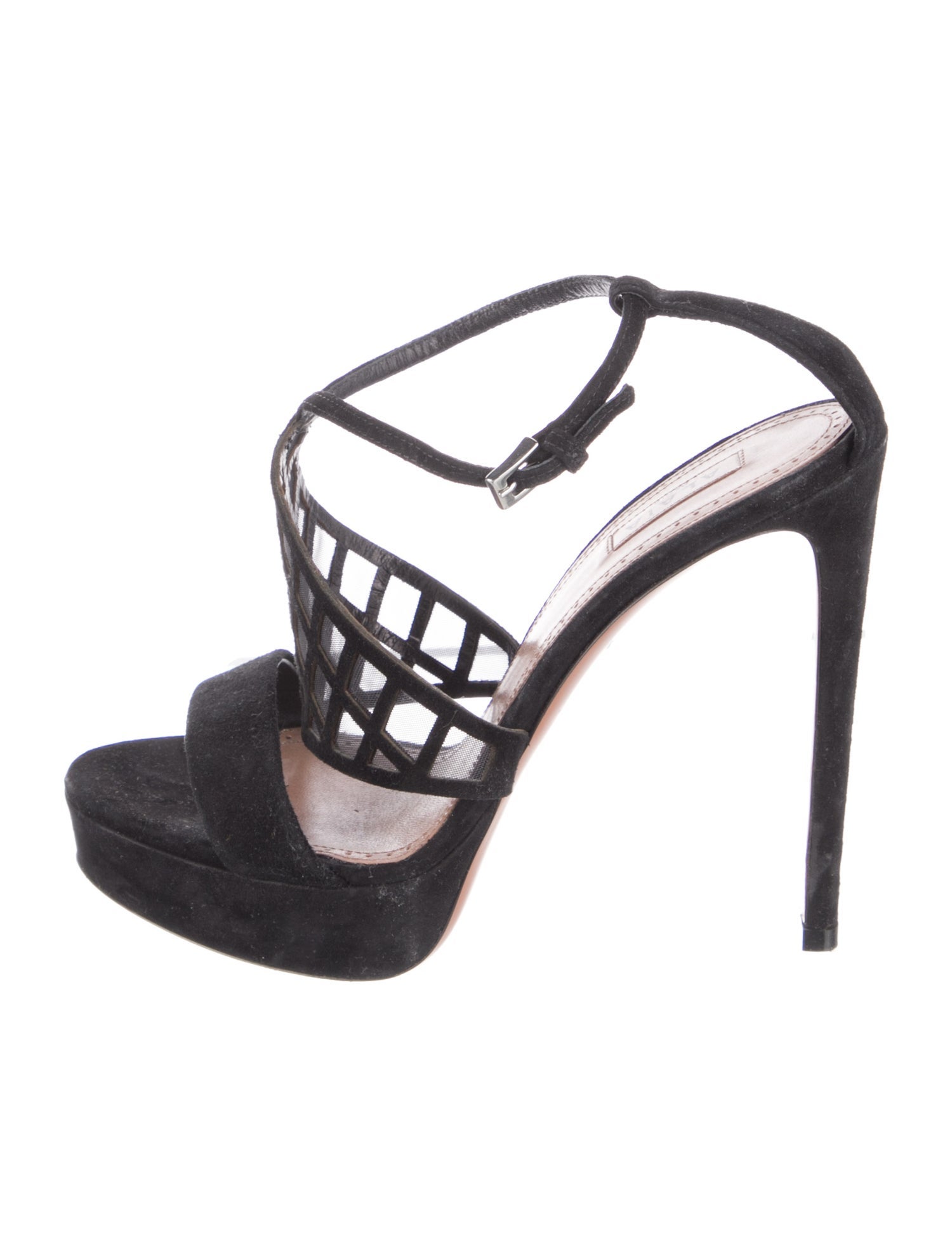 Alaïa Suede Gladiator Sandals