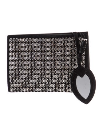 Alaïa Suede Clutch