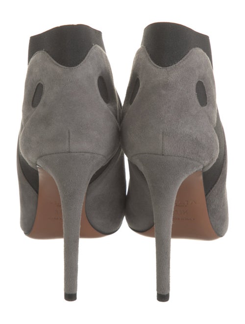 Alaïa Suede Colorblock Pattern Boots