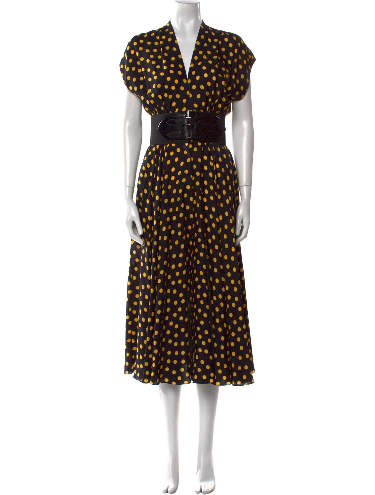 Alaïa Silk Midi Length Dress