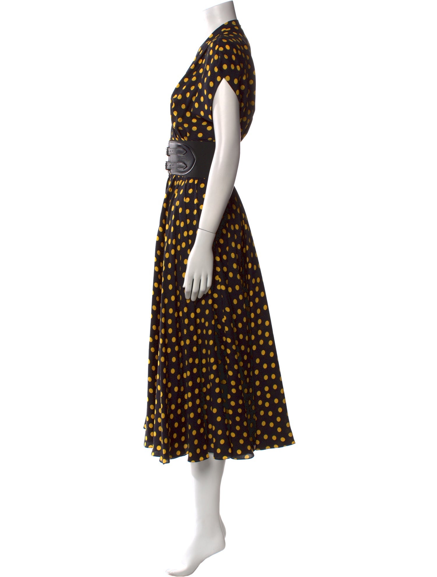 Alaïa Silk Midi Length Dress