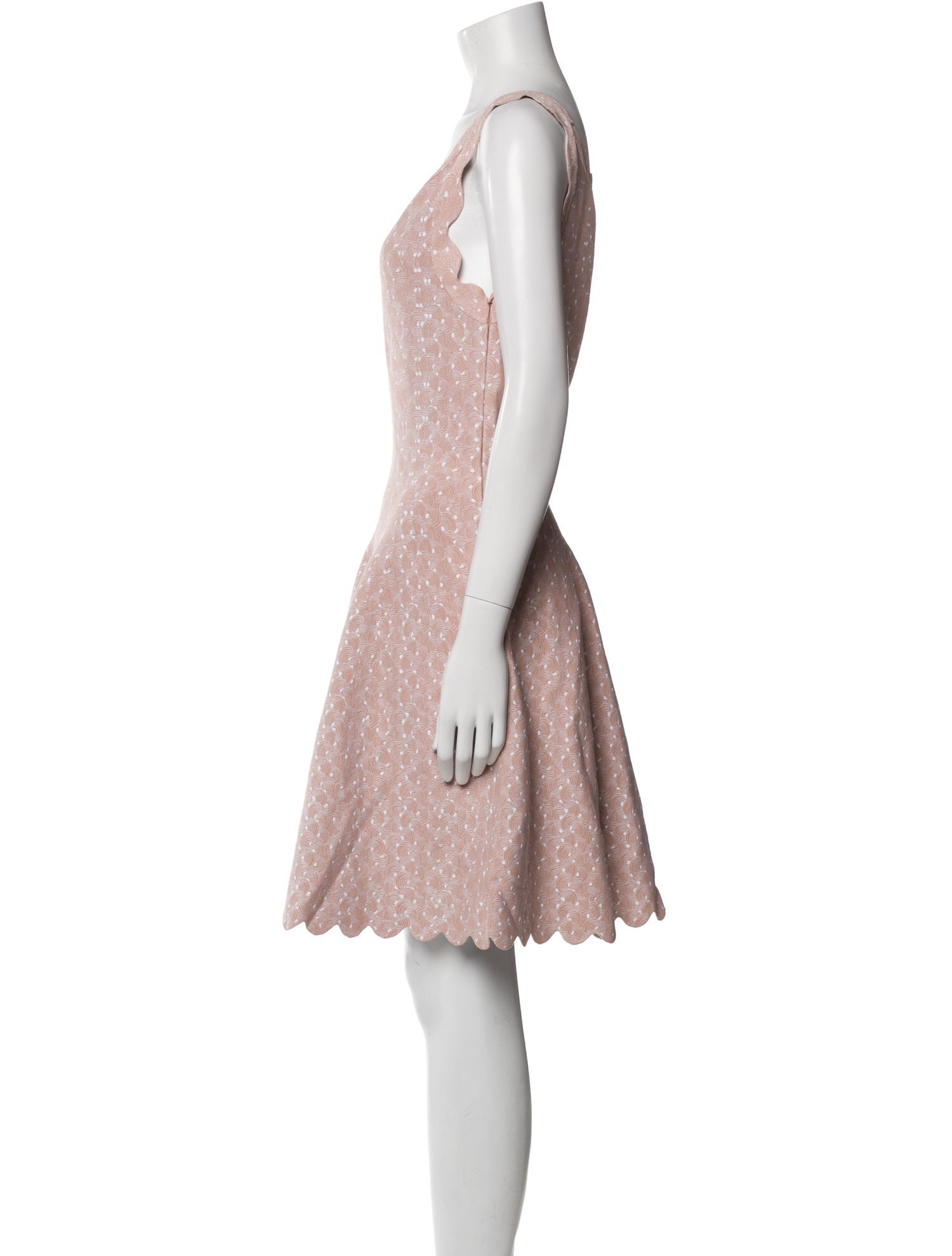 Alaïa Square Neckline Mini Dress w/ Tags