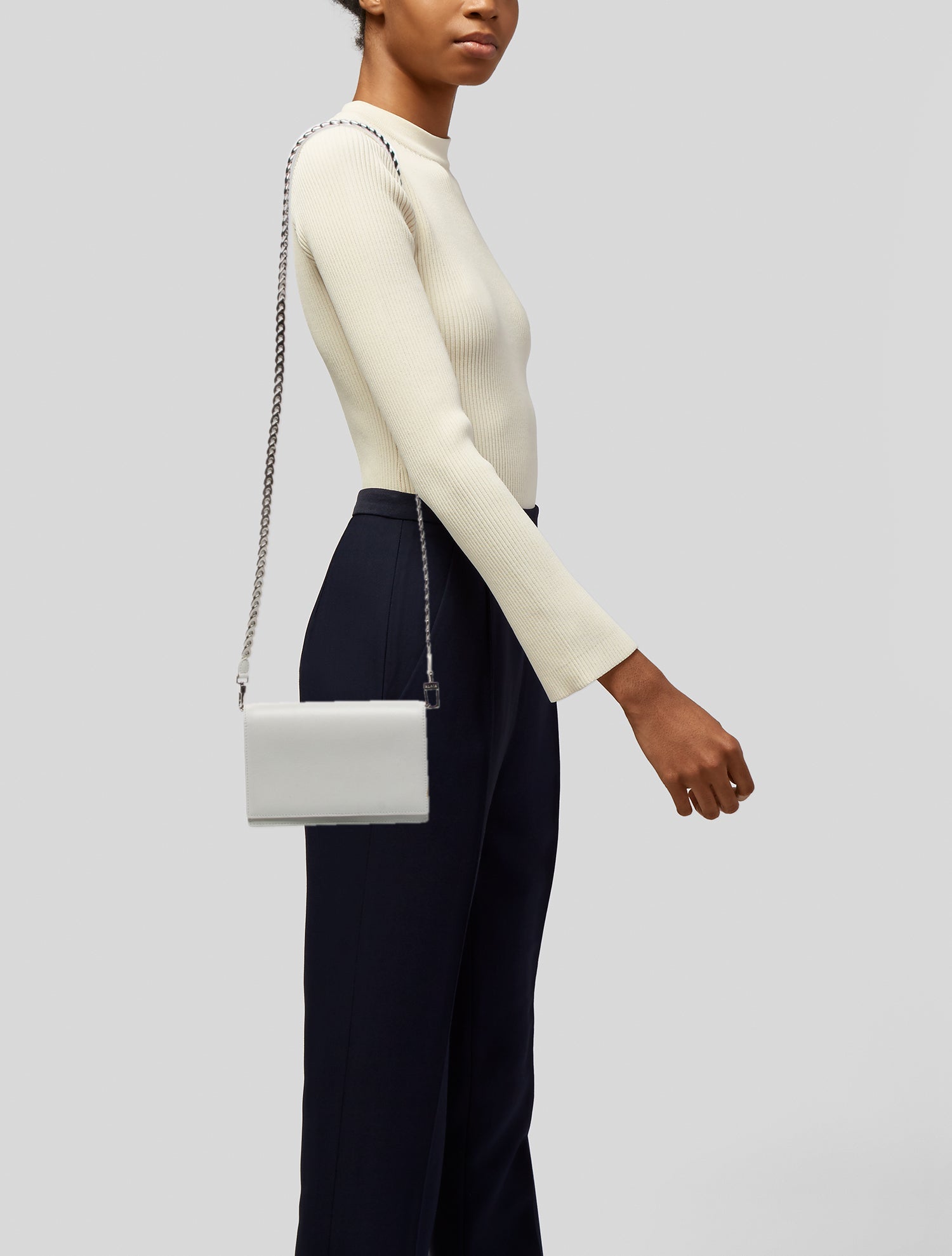 Alaïa Leather Clutch