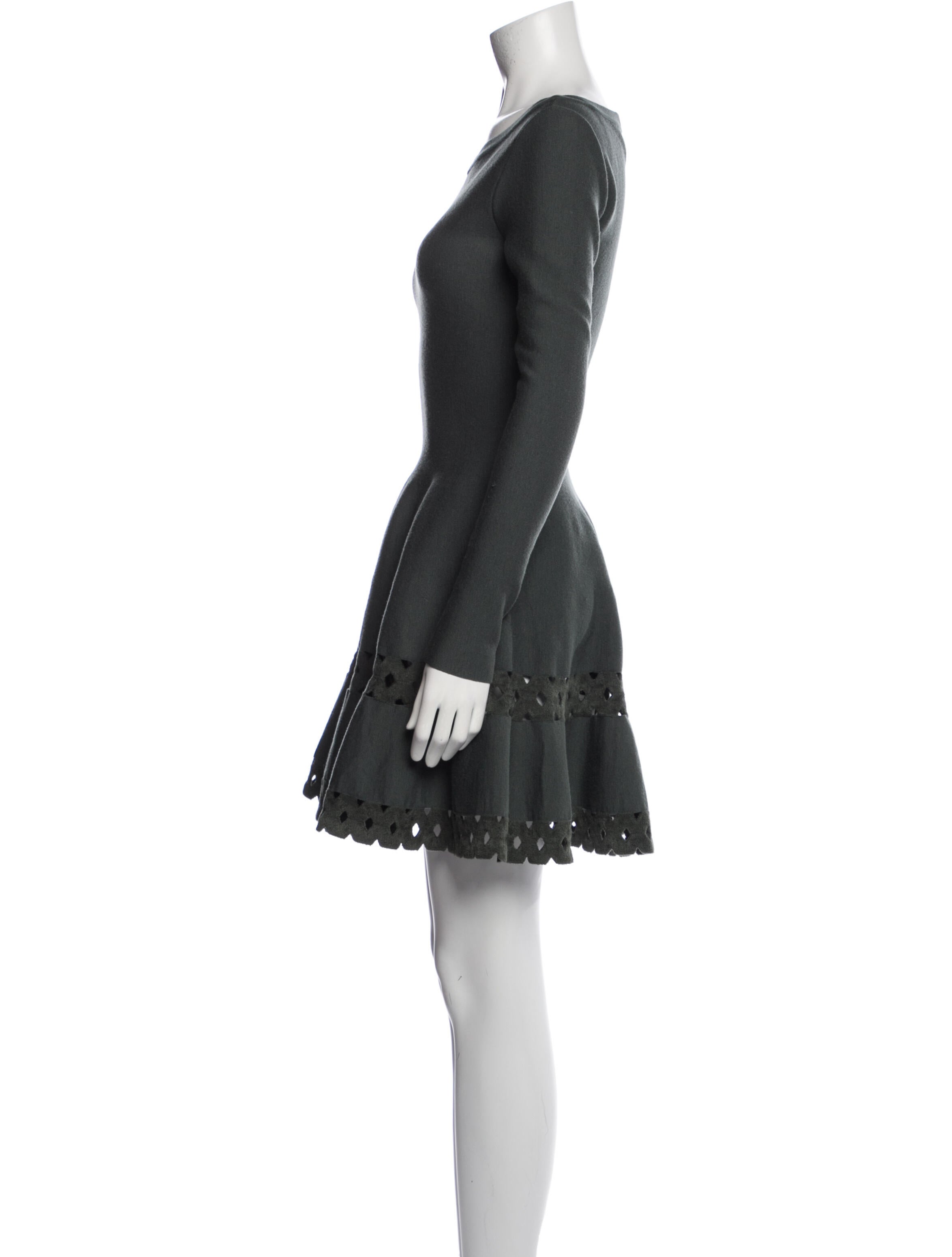 Alaïa Virgin Wool Mini Dress