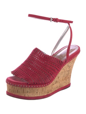 Alaïa Suede Espadrilles