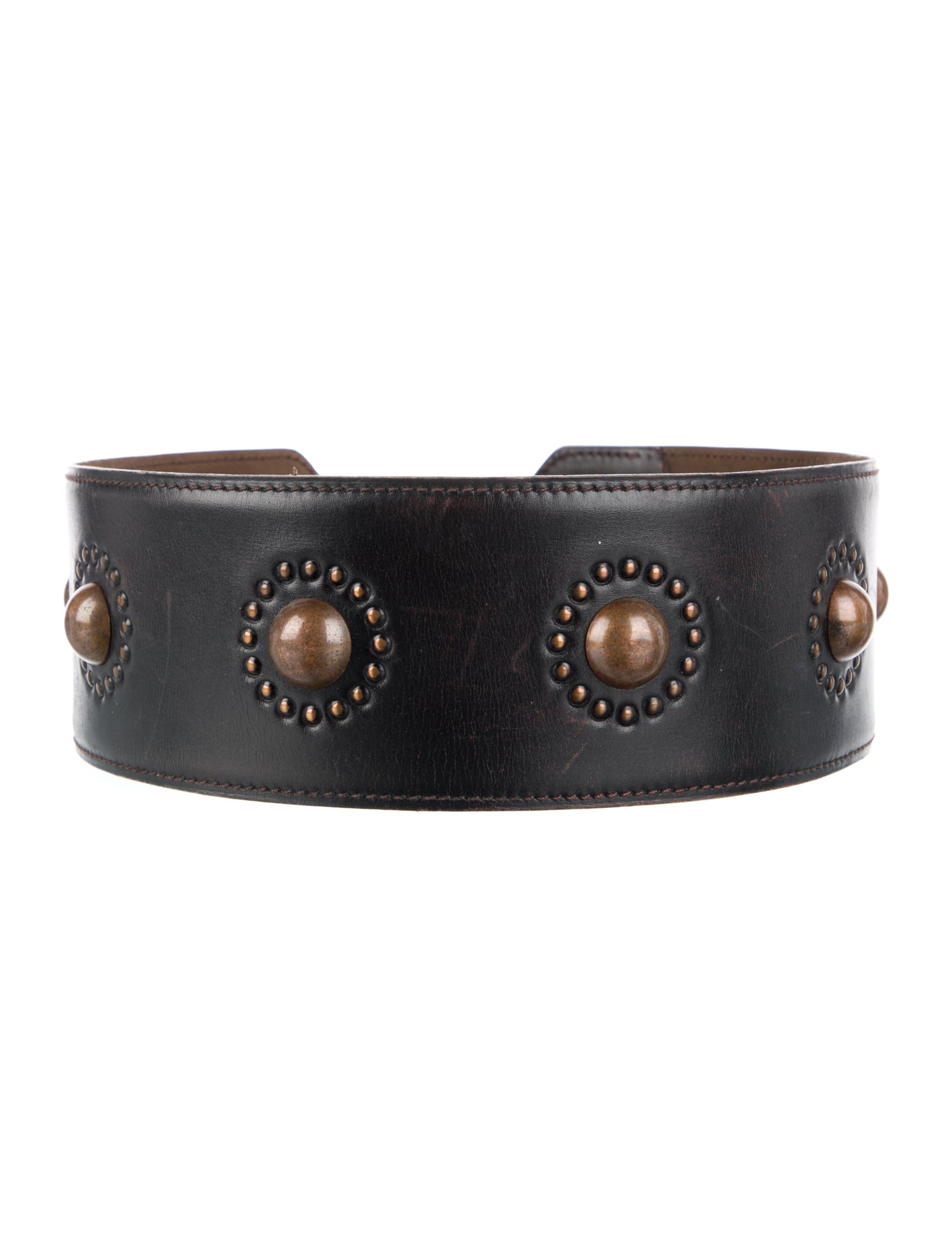 Alaïa Wide Leather Waist Belt