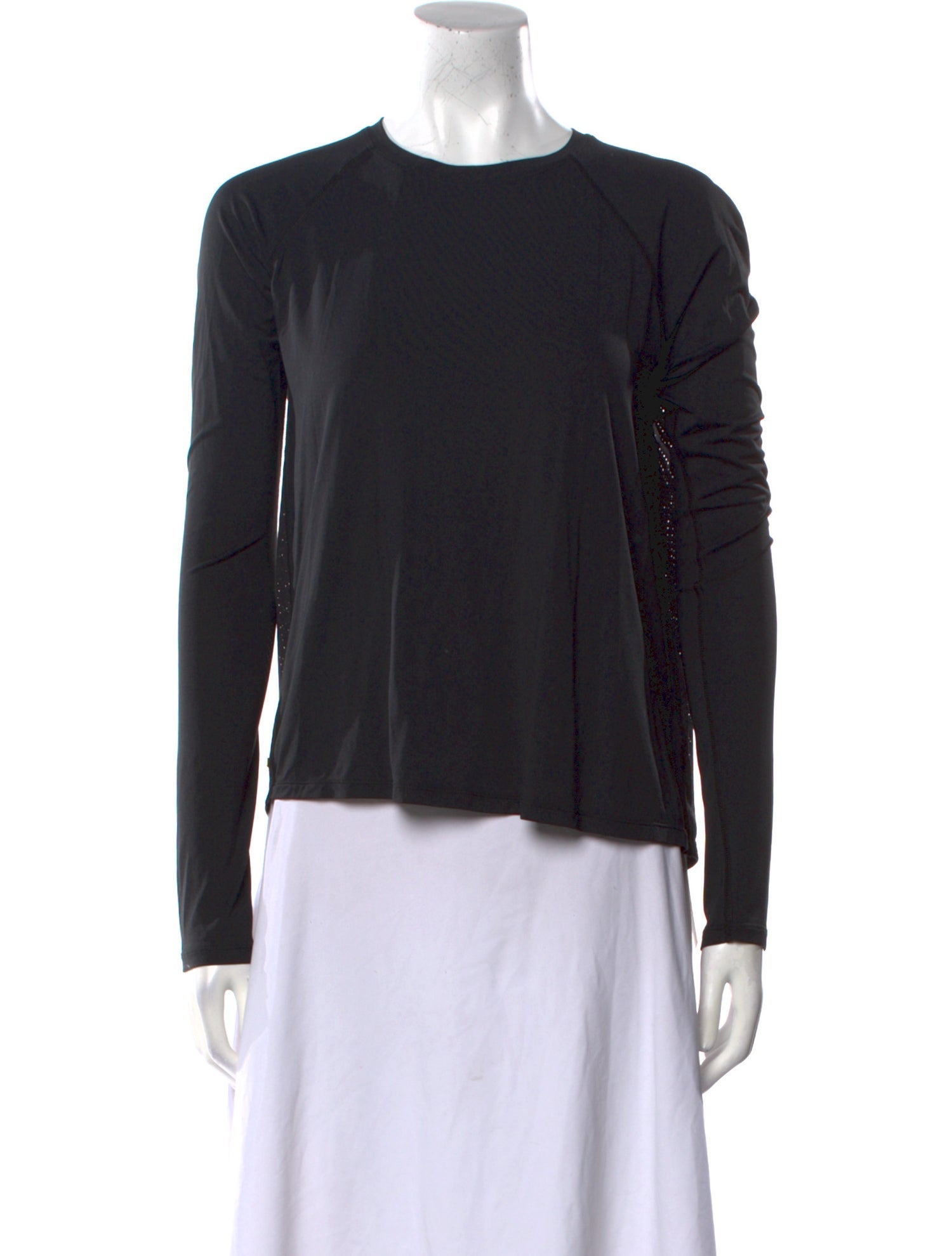 Alaïa Crew Neck Long Sleeve Sweatshirt