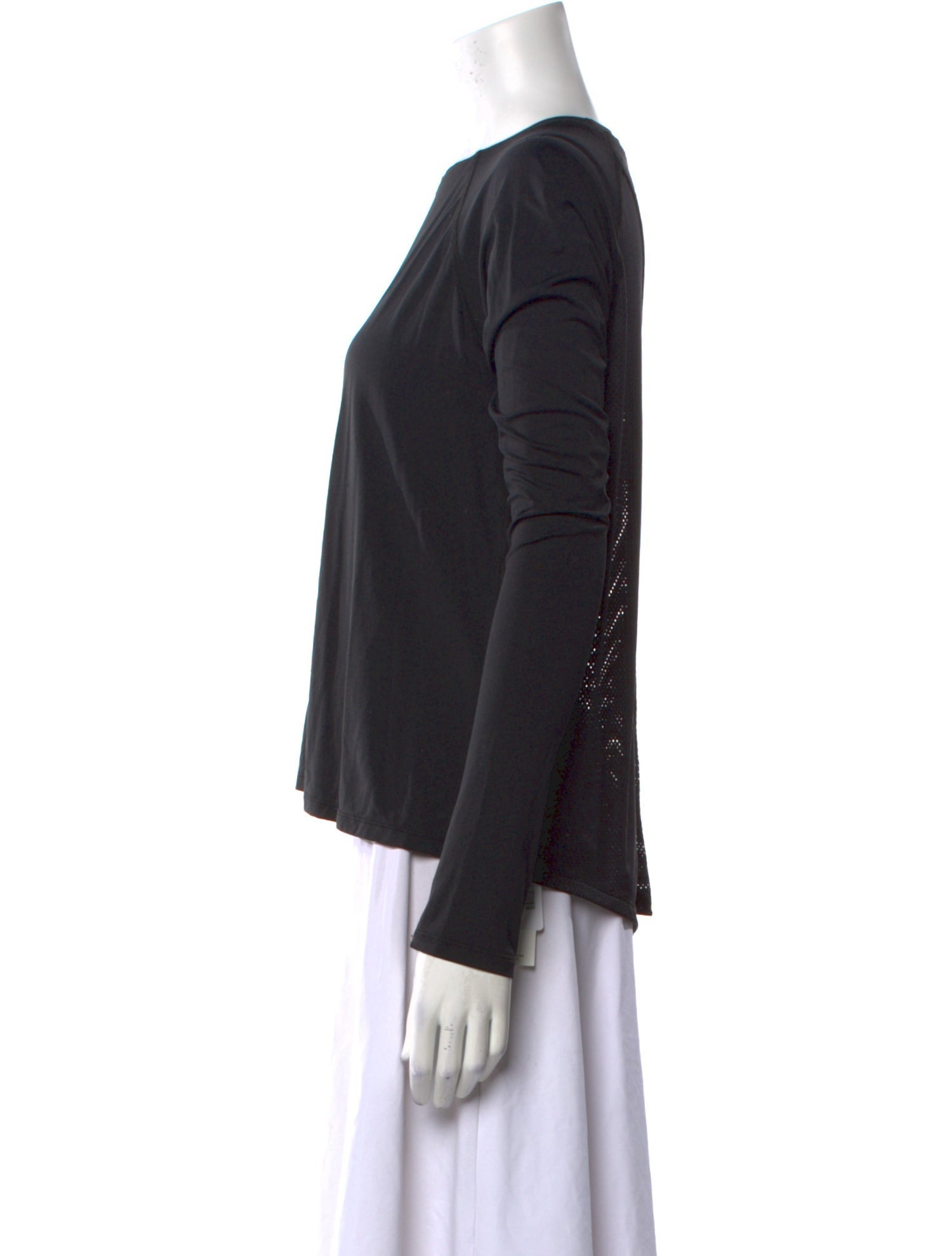 Alaïa Crew Neck Long Sleeve Sweatshirt