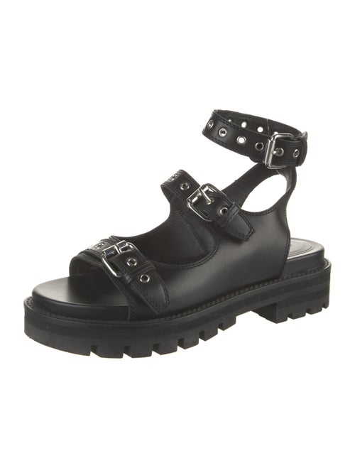 Alaïa Leather Gladiator Sandals