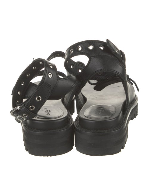 Alaïa Leather Gladiator Sandals