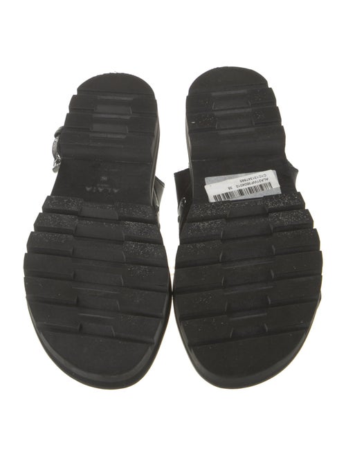 Alaïa Leather Gladiator Sandals