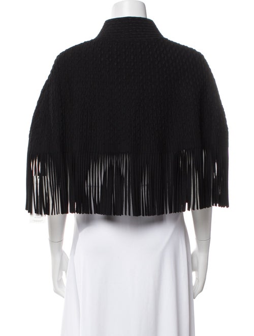 Alaïa Fringe Trim Accent Knee-Length Skirt