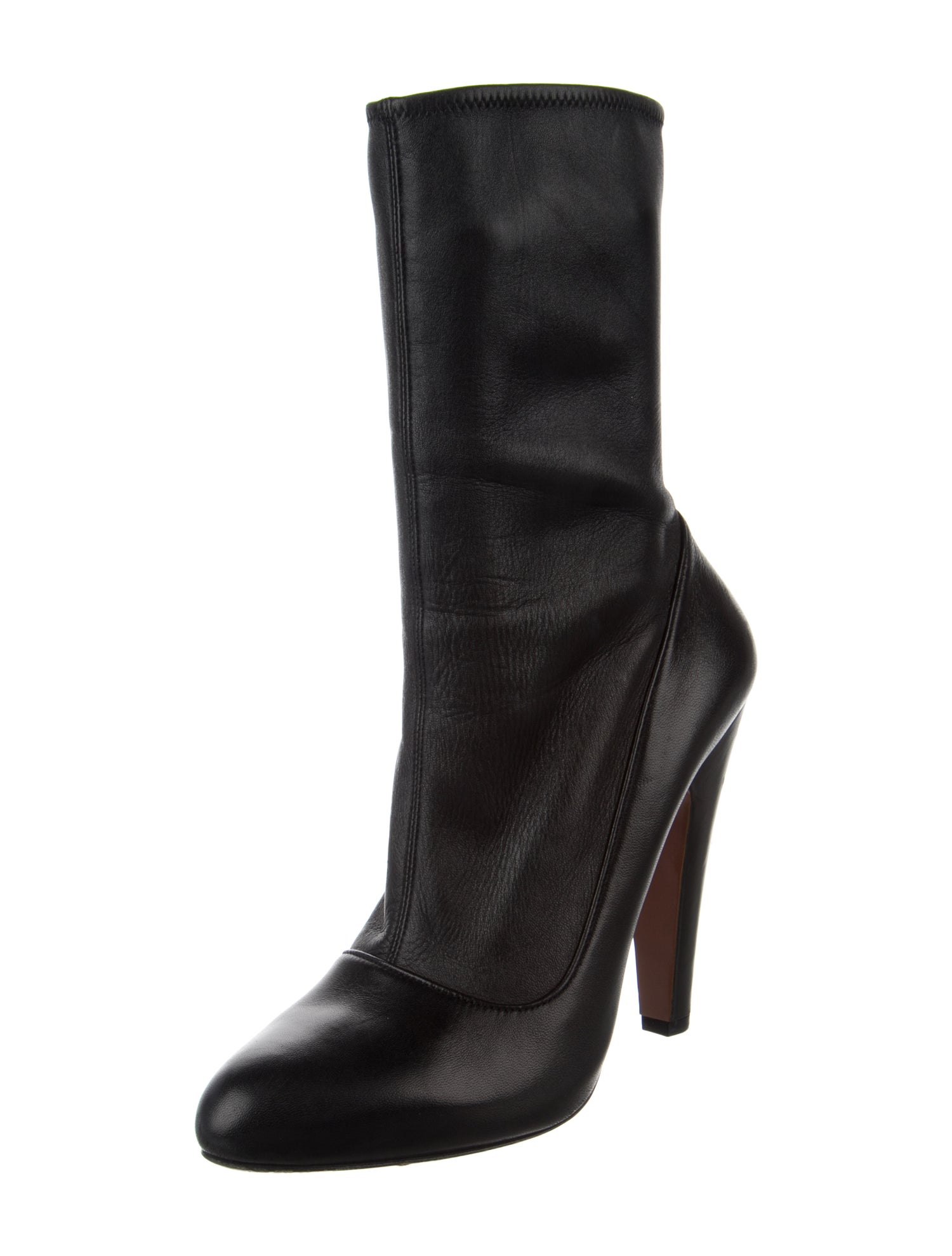 Alaïa Leather Sock Boots