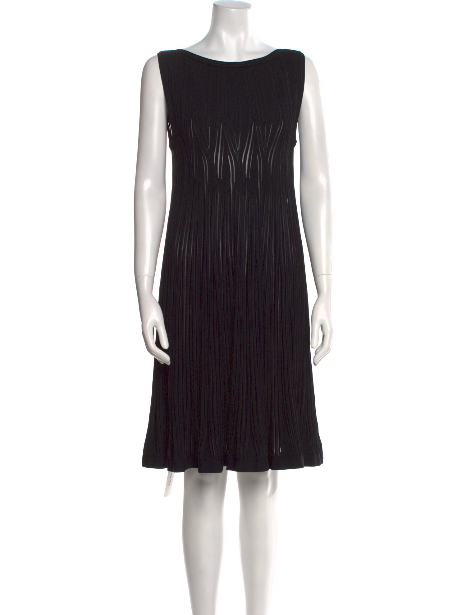 Alaïa Bateau Neckline Knee-Length Dress