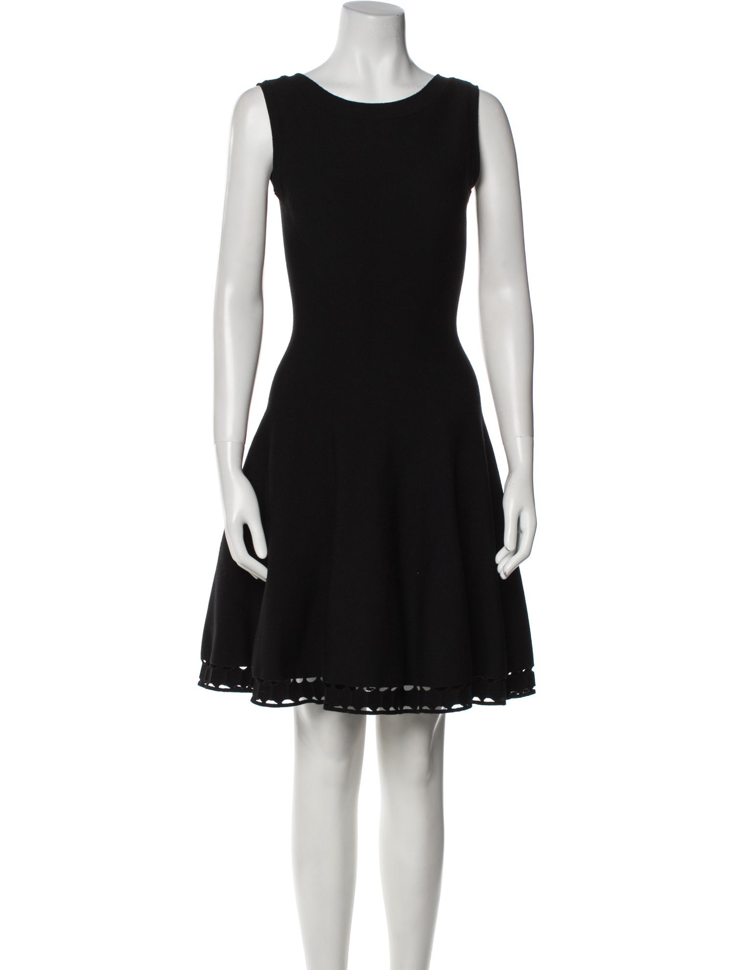 Alaïa Scoop Neck Knee-Length Dress