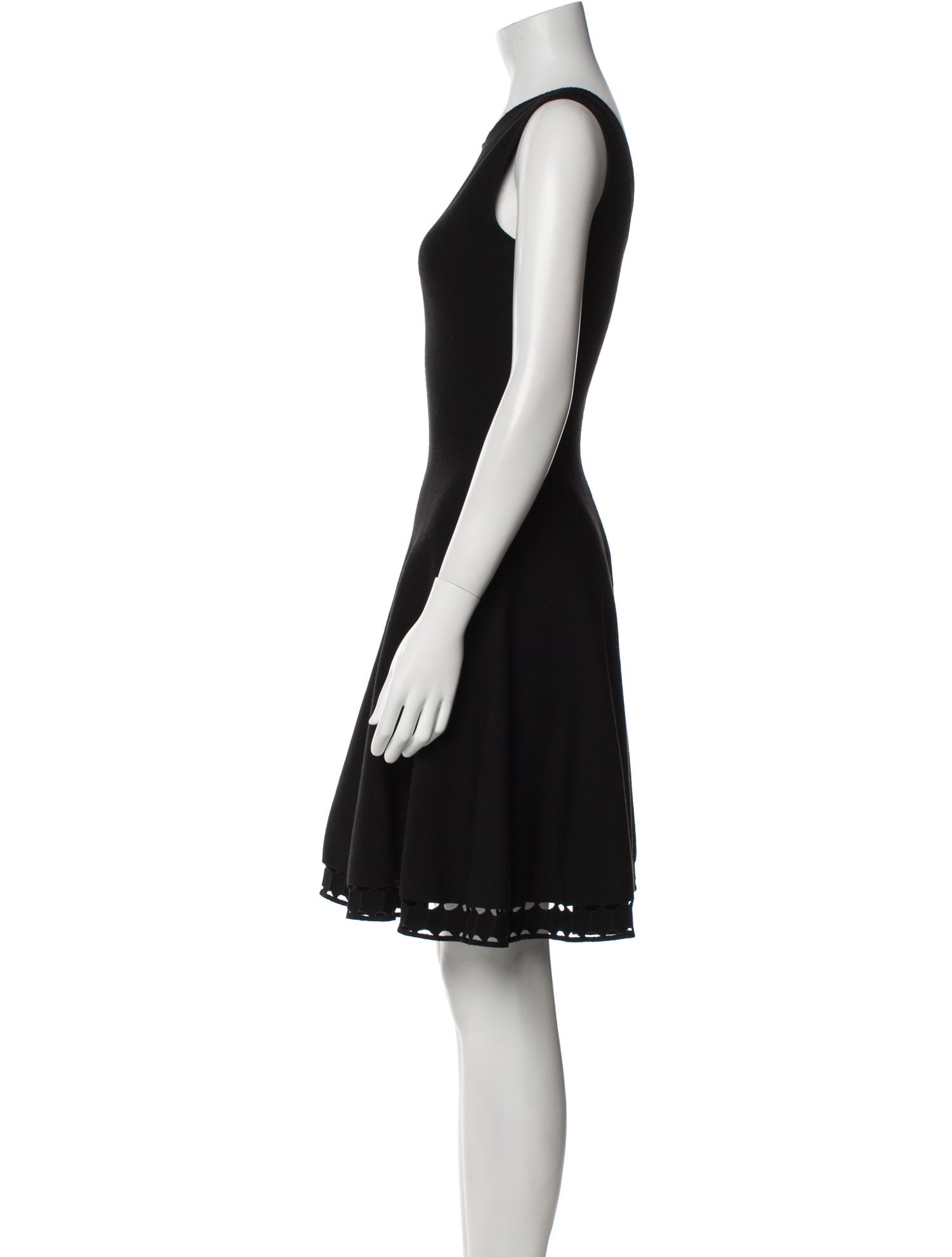 Alaïa Scoop Neck Knee-Length Dress
