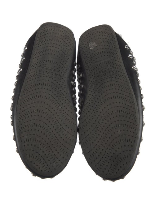 Alaïa Leather Printed Mules