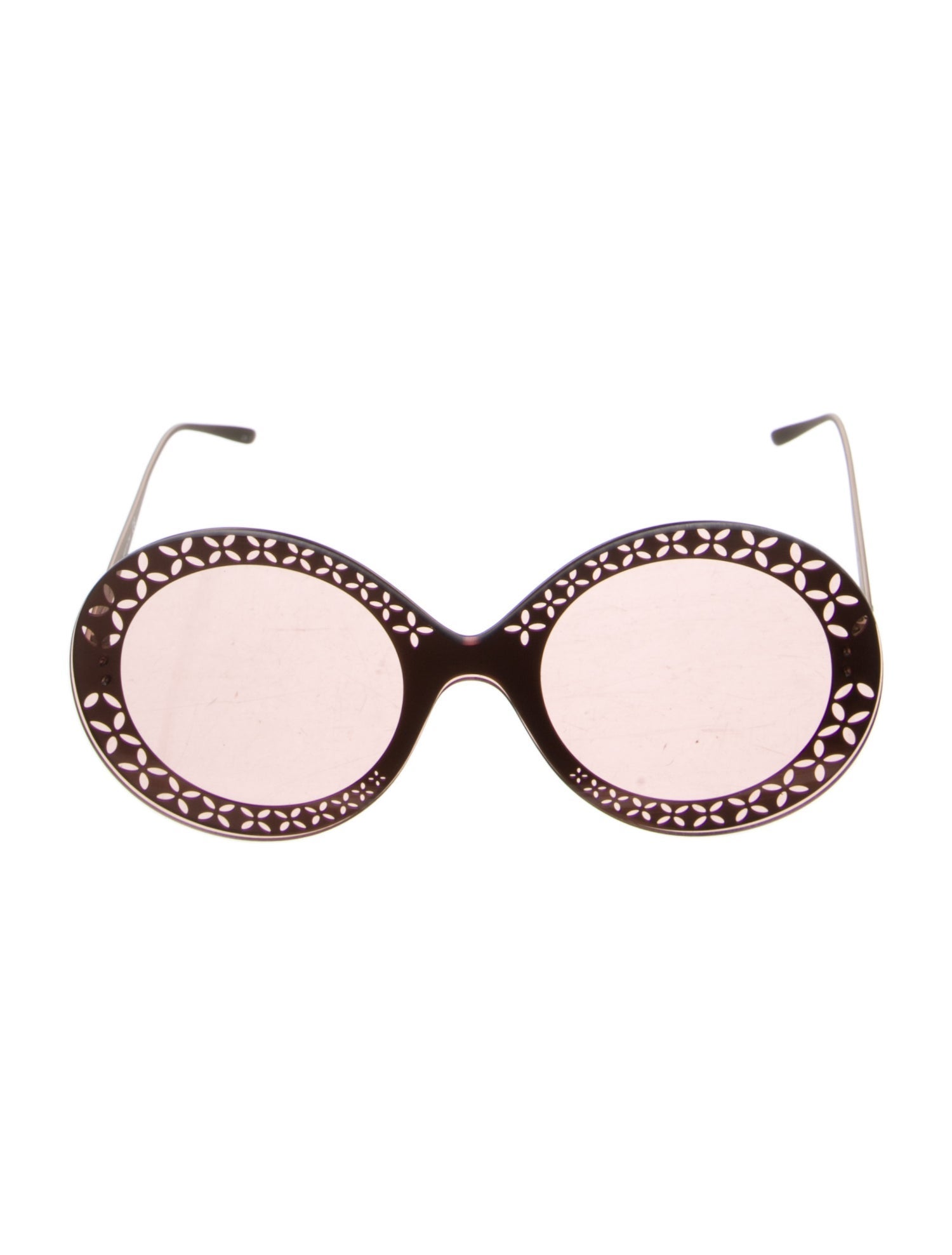 Alaïa Round Tinted Sunglasses