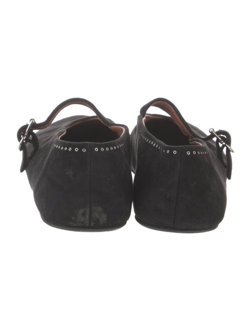 Alaïa Suede Mary Jane Flats