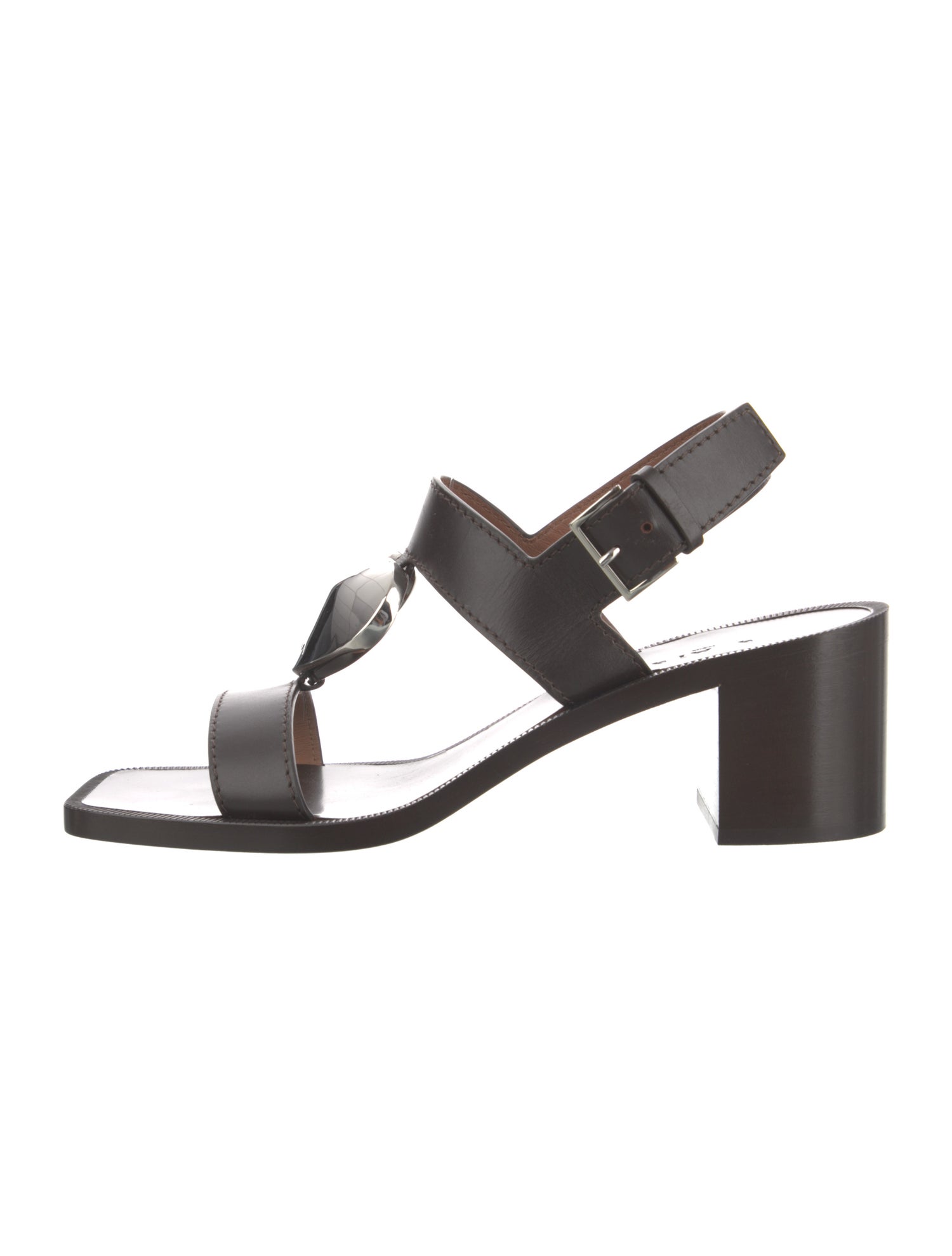 Alaïa Leather Slingback Sandals