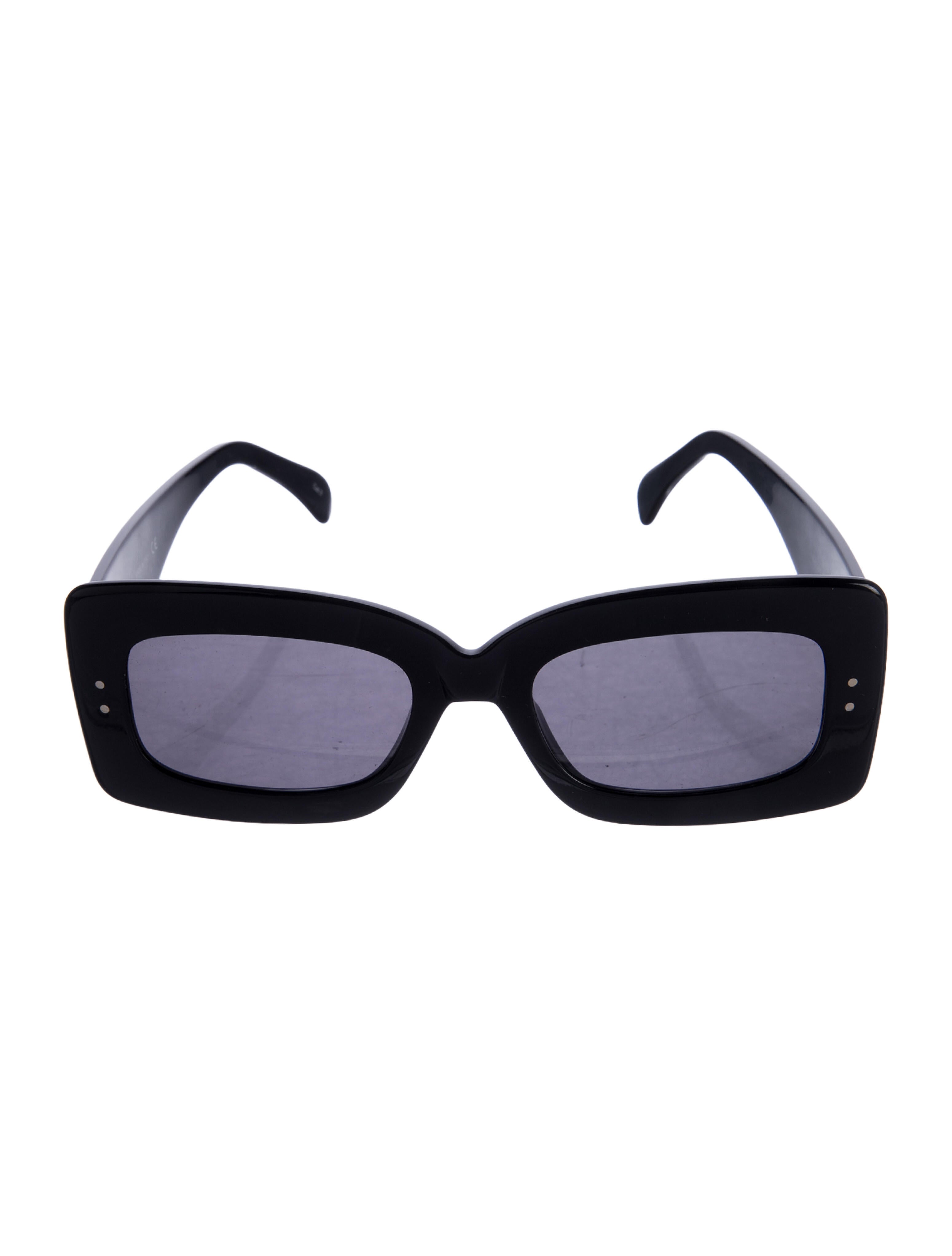 Alaïa Square Tinted Sunglasses