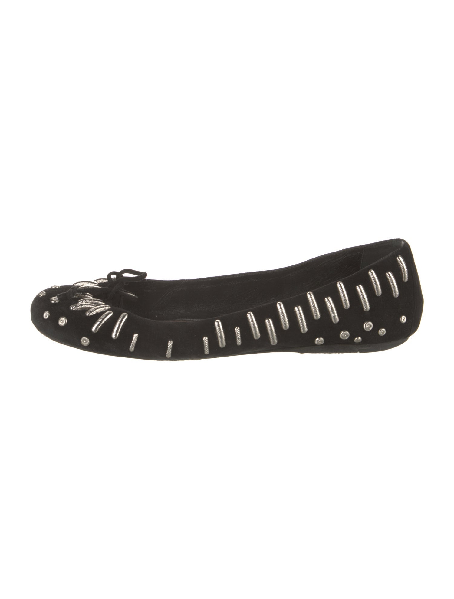 Alaïa Suede Ballet Flats