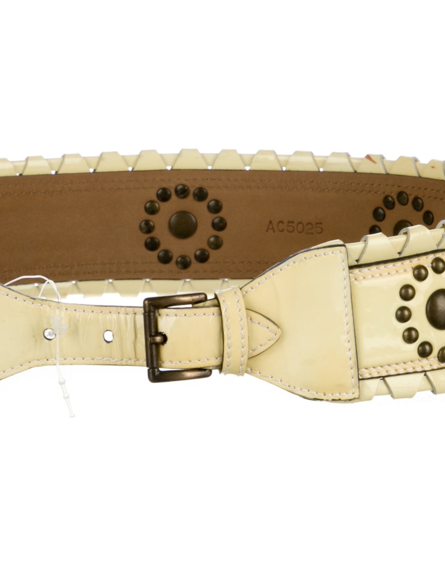 Alaïa Wide Patent Leather Belt