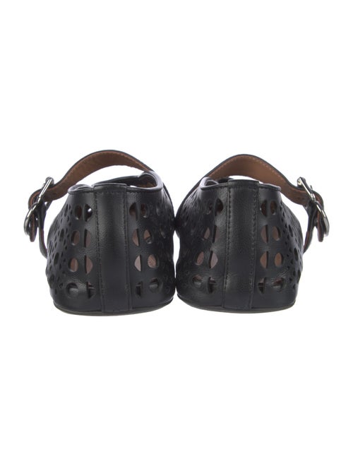 Alaïa Mary Jane Leather Mary Jane Flats