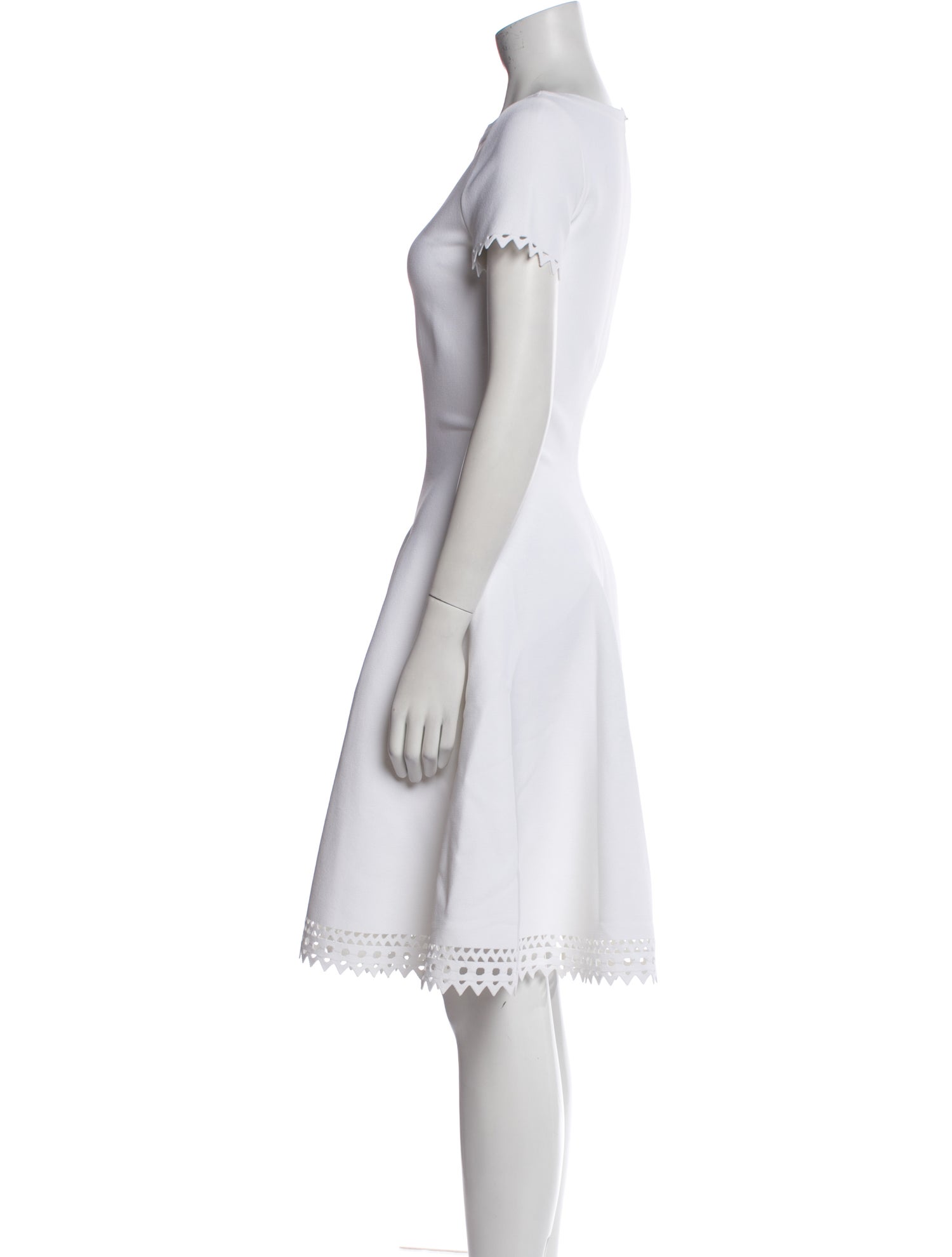 Alaïa Bateau Neckline Knee-Length Dress